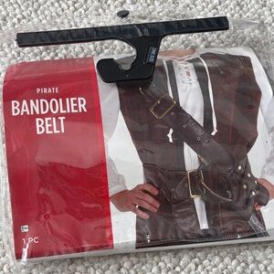 Pirate Bandolier Belt - Brown